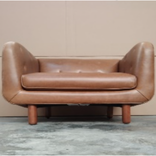Natural Leather | Beaconsfield Chair | Saddle Brown