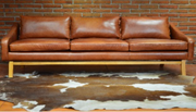 Natural Leather | Holandés Sofa | Hunter Saddle