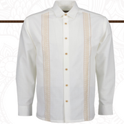 Ignacio Marrufo | WPE23L-Handcrafted Guayabera | Bone