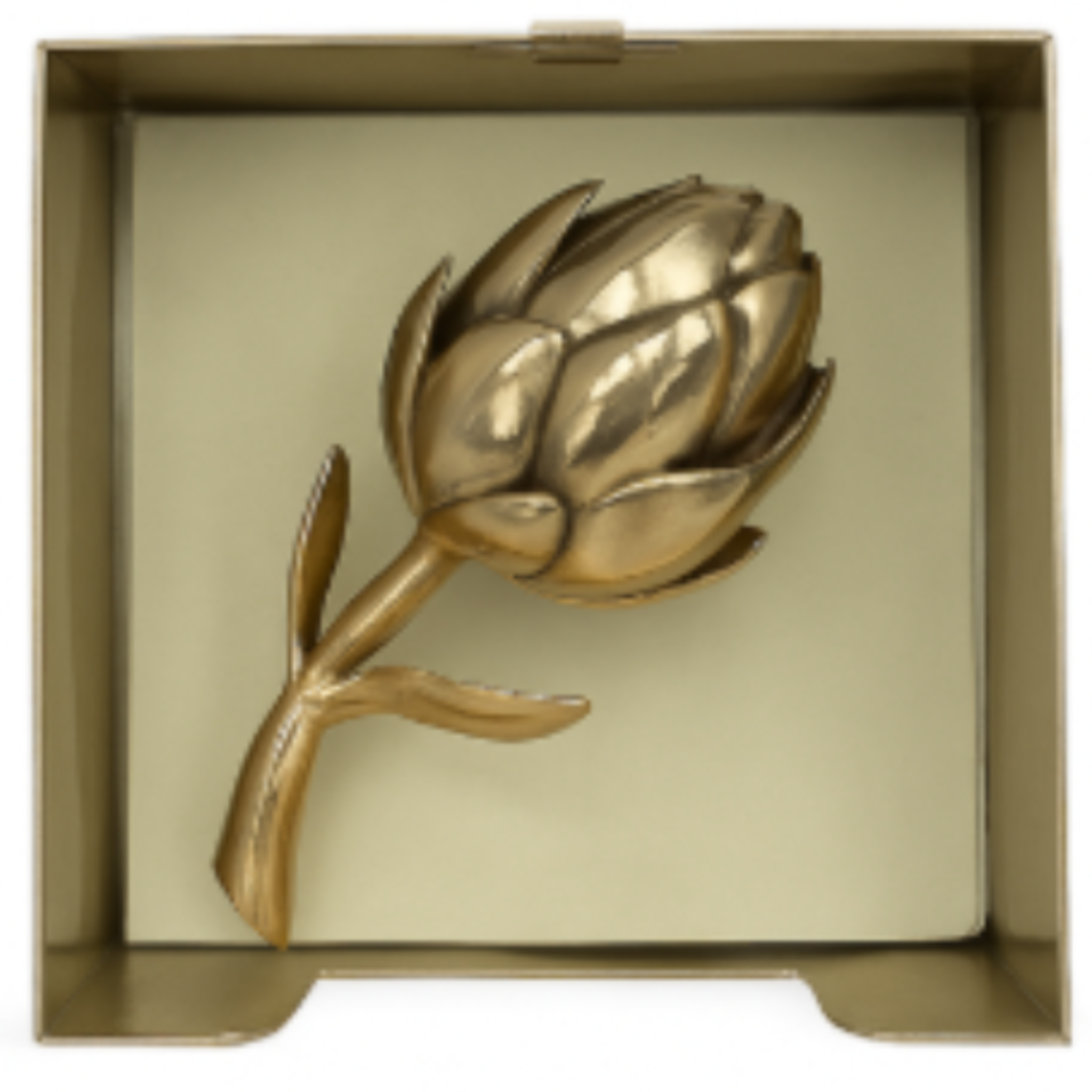 Corda | Napkin Holder with Artichoke Decoration | Alpaca