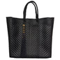 Ela Kovuna | Women's Medium Handcrafted Tote Bag | Black