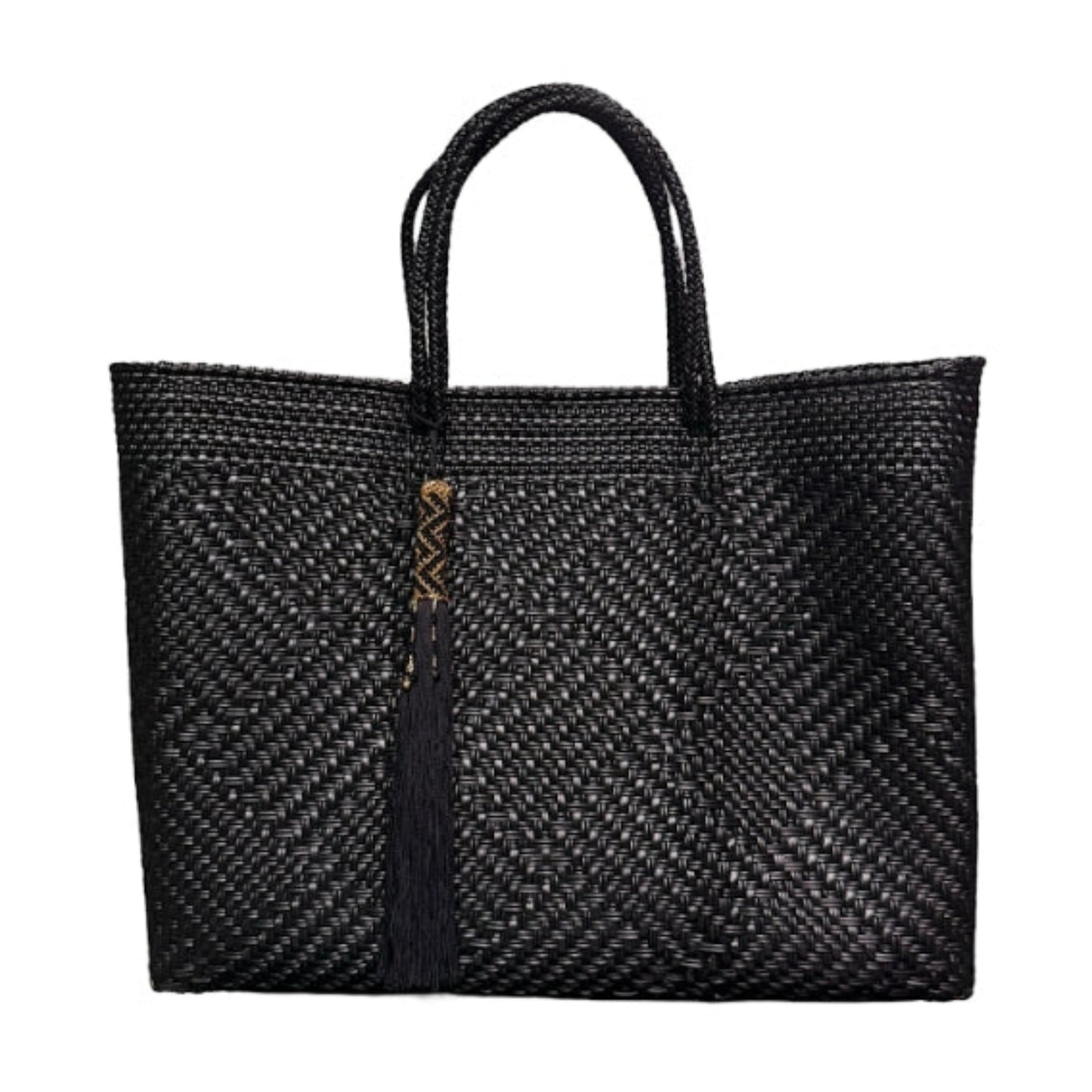 Ela Kovuna | Women's Large Handcrafted Tote Bag | Black