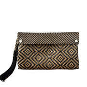 Ela Kovuna | Women's Handcrafted Clutch | Black and Gold