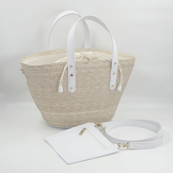 By Del Rio | Casual Palm Leaf Beach Bag | Various Colors