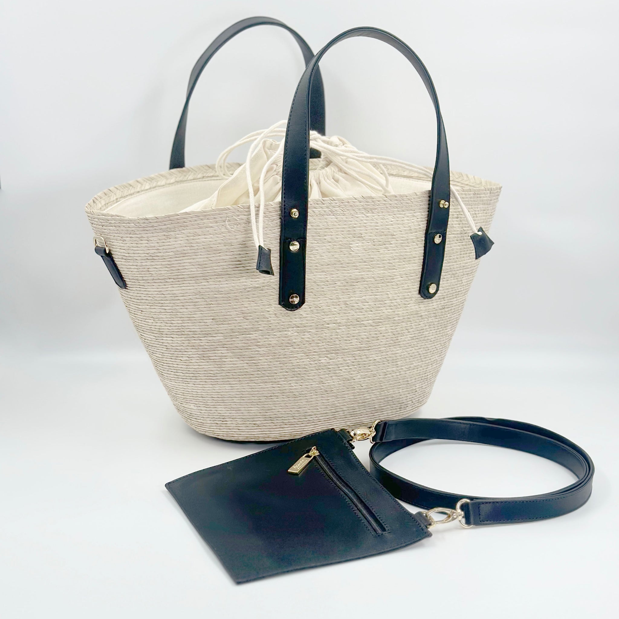 By Del Rio | Casual Palm Leaf Beach Bag | Various Colors