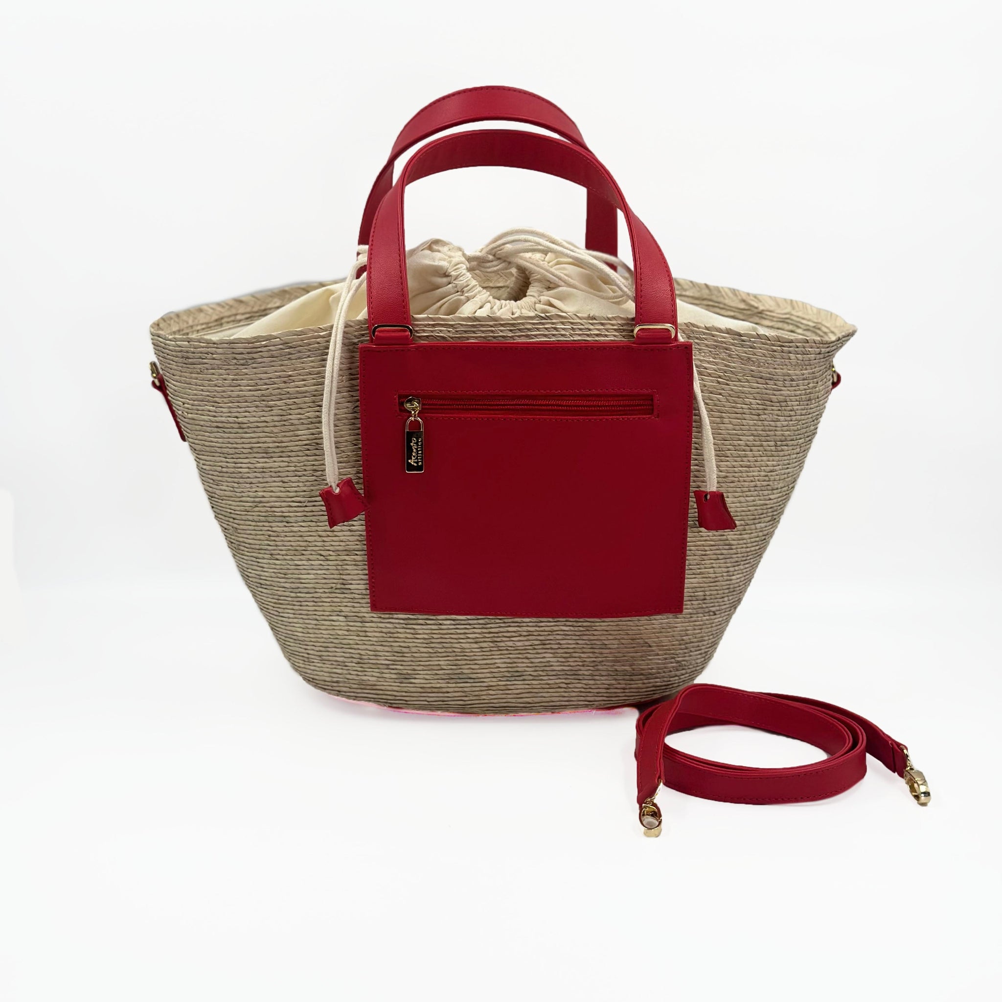 By Del Rio | Casual Palm Leaf Beach Bag | Various Colors