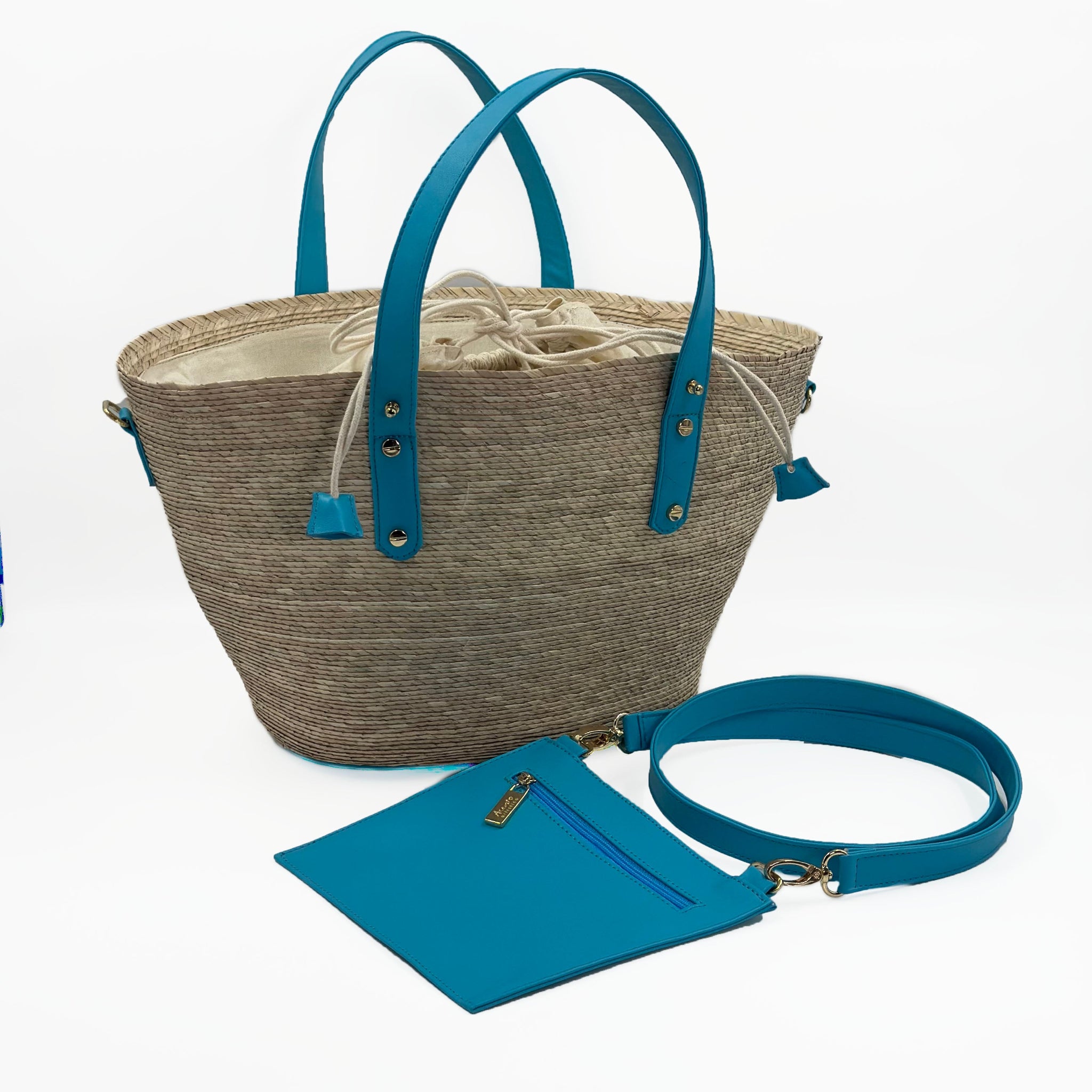 By Del Rio | Casual Palm Leaf Beach Bag | Various Colors