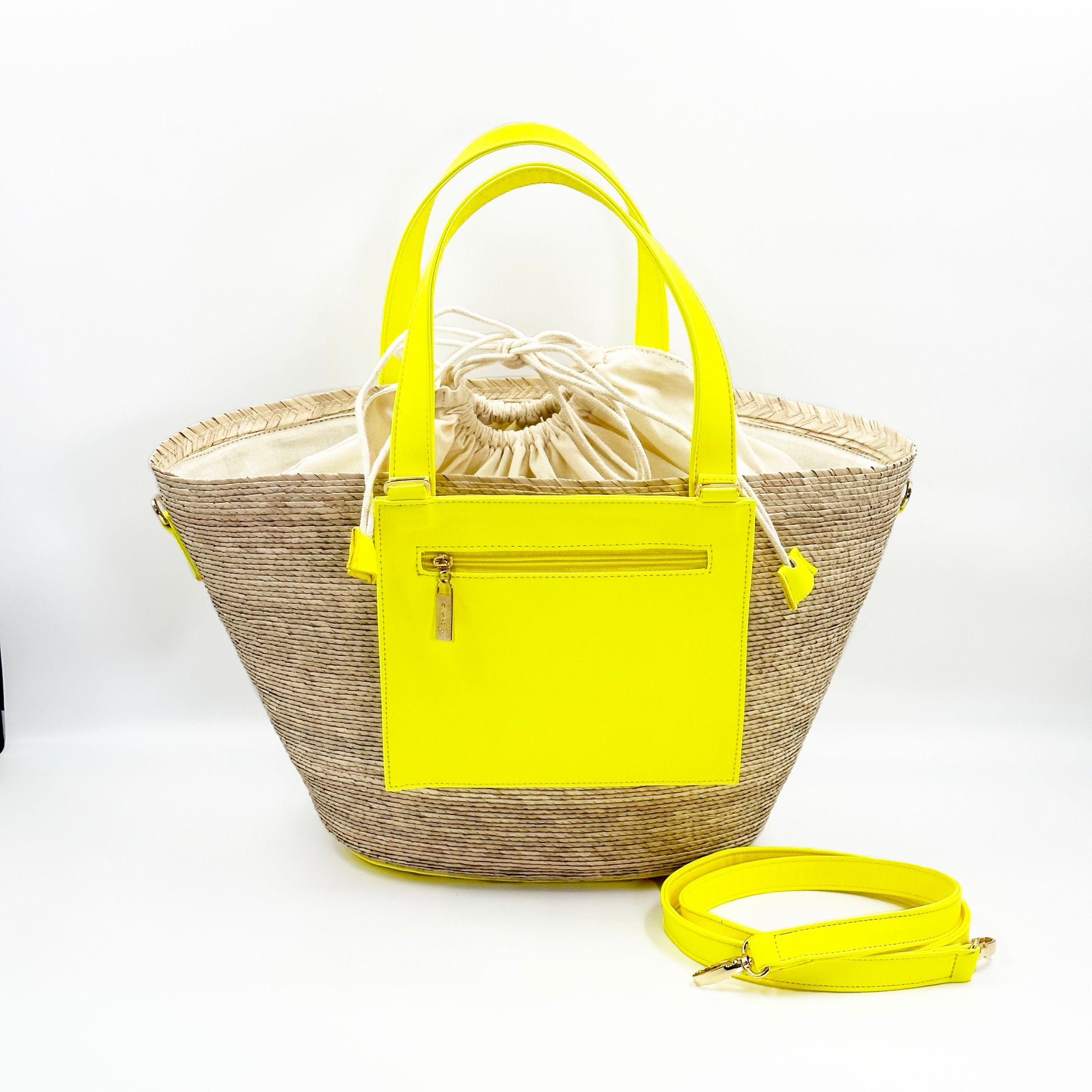 By Del Rio | Casual Palm Leaf Beach Bag | Various Colors