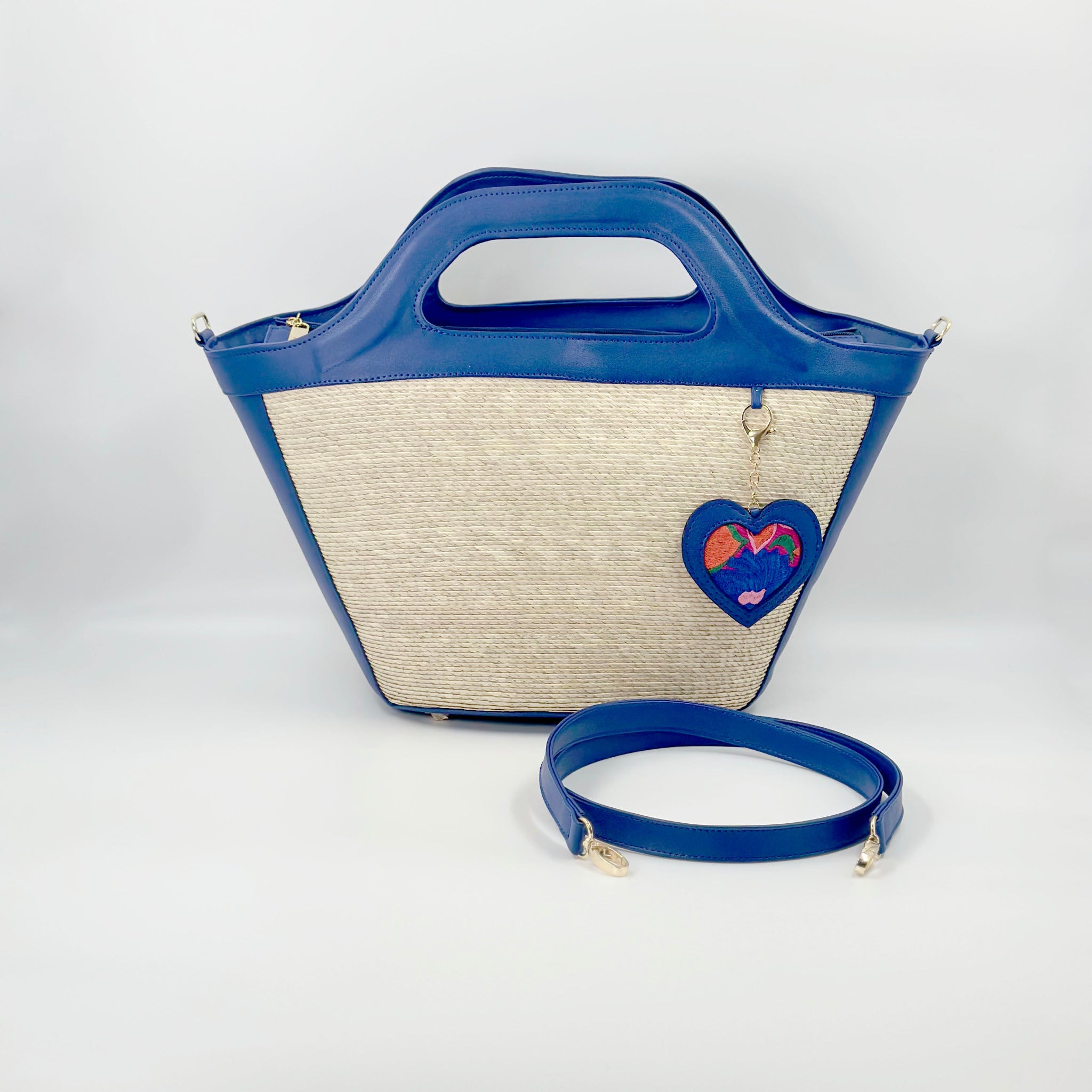 By Del Rio | Casual Camping Small Palm Leaf Bag | Various Colors