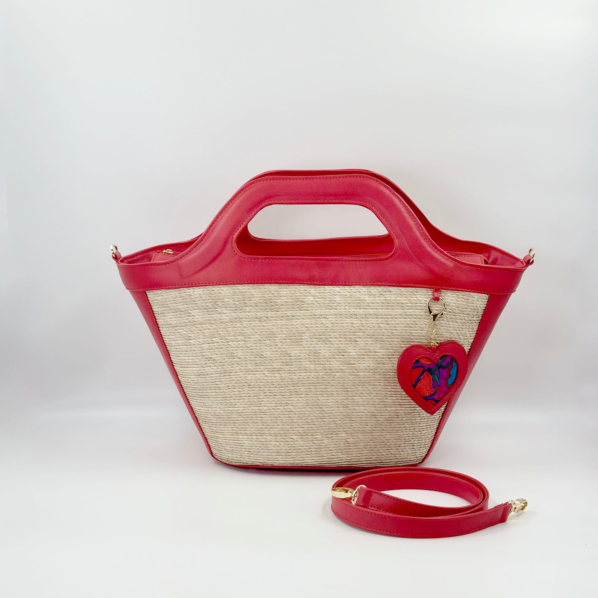 By Del Rio | Casual Camping Small Palm Leaf Bag | Various Colors