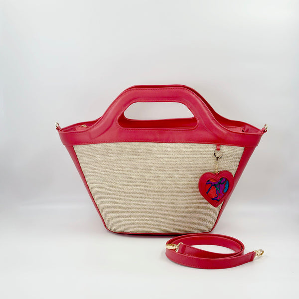 By Del Rio | Casual Camping Small Palm Leaf Bag | Various Colors