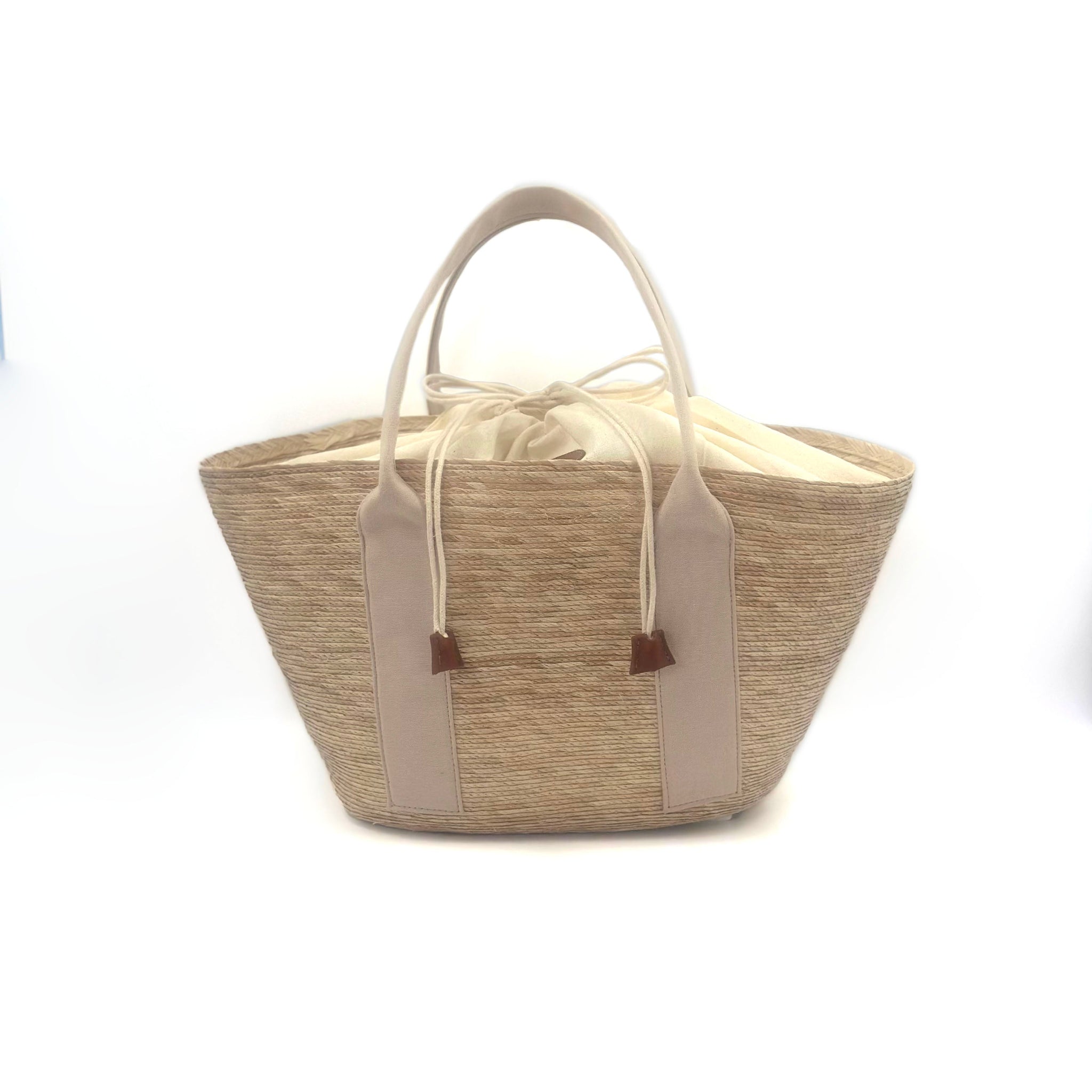 By Del Rio | Casual Fashion Palm Leaf Bag | Black, Beige, Fuchsia, Turquoise