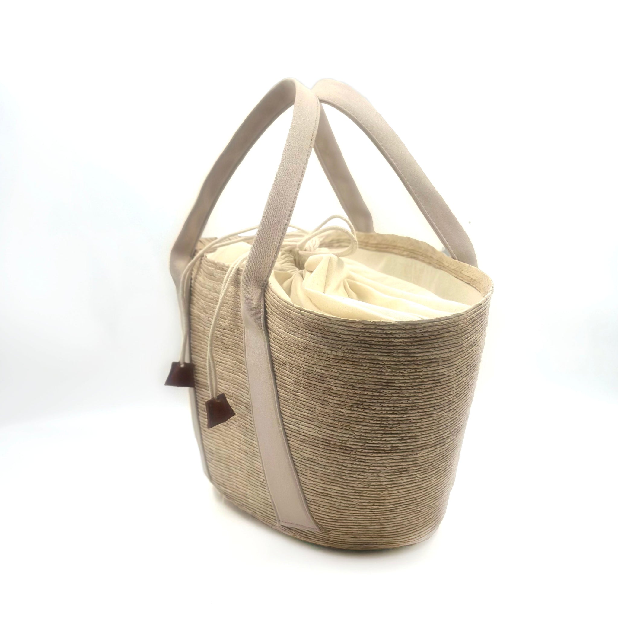 By Del Rio | Casual Fashion Palm Leaf Bag | Black, Beige, Fuchsia, Turquoise