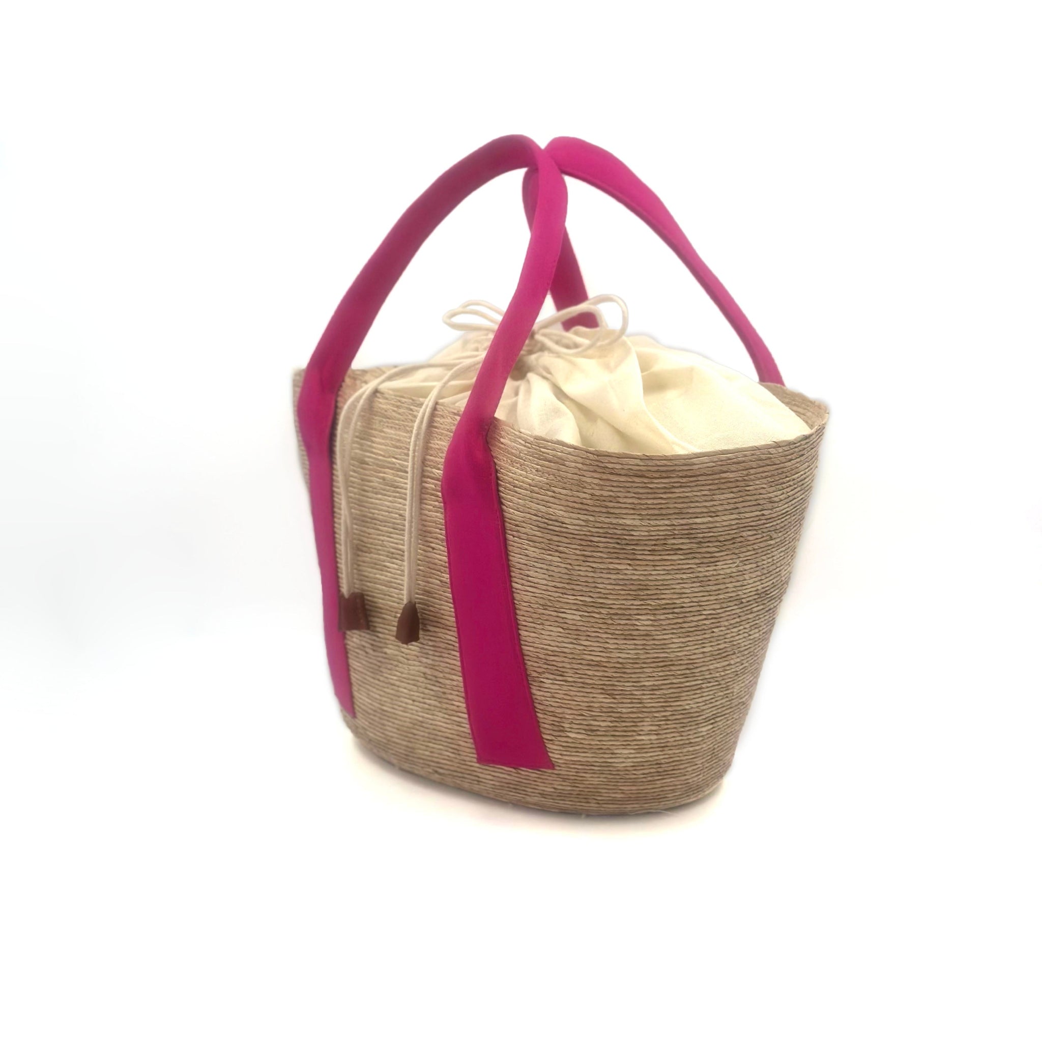 By Del Rio | Casual Fashion Palm Leaf Bag | Black, Beige, Fuchsia, Turquoise