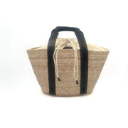 By Del Rio | Casual Glamour Palm Leaf Bag | Black, White, Camel
