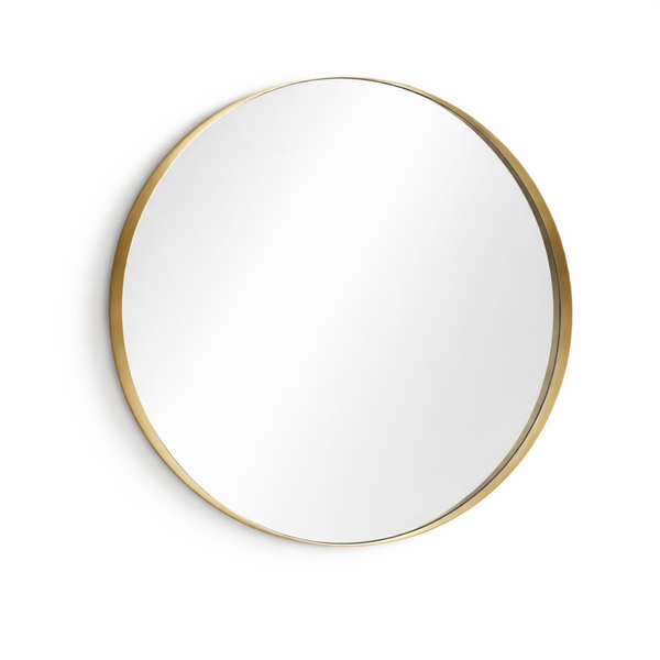 Ornamo | Nordha 1.5 | Round Wall Mirror With Metal Frame