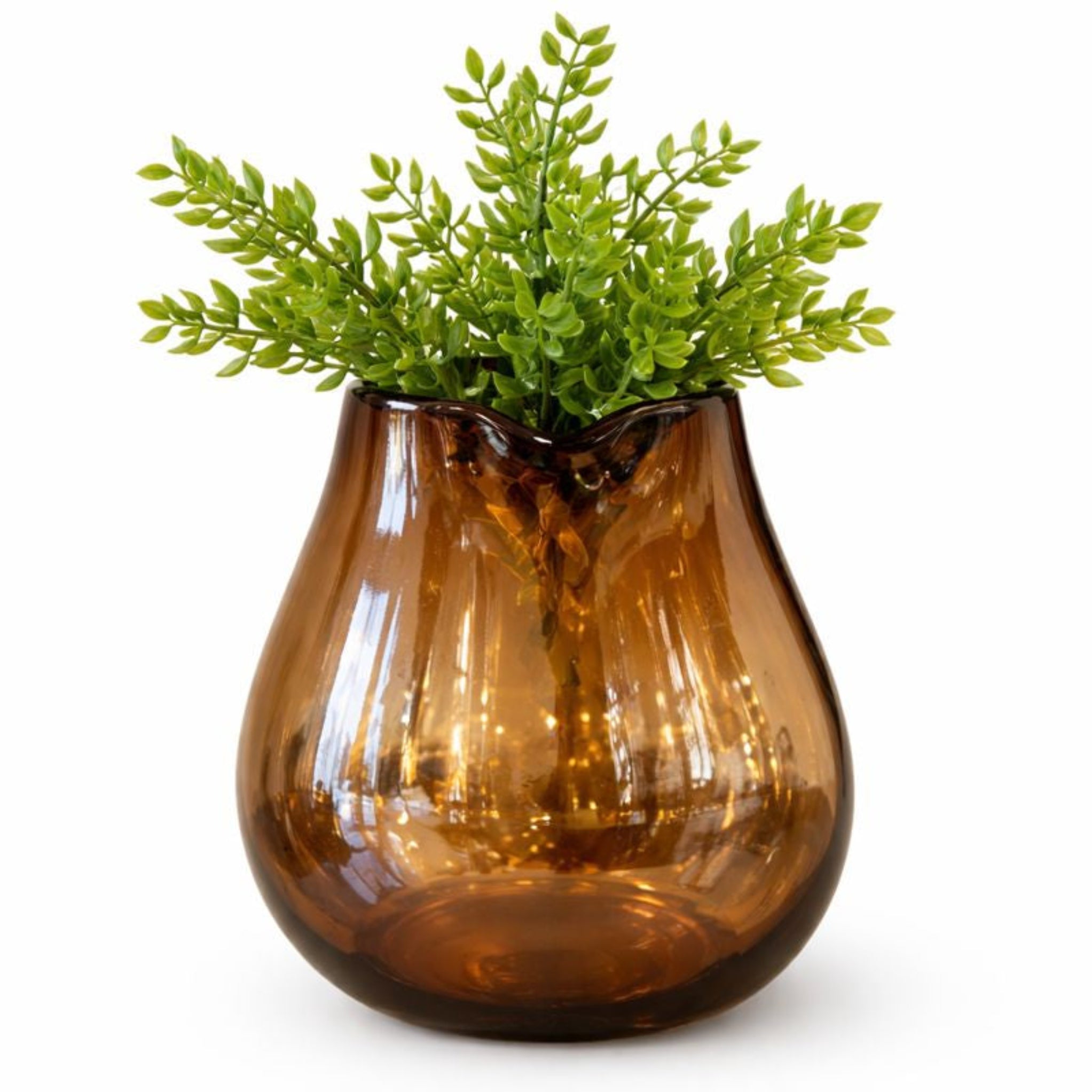 Limoncello | Amelie Amber | Blown Glass Vase