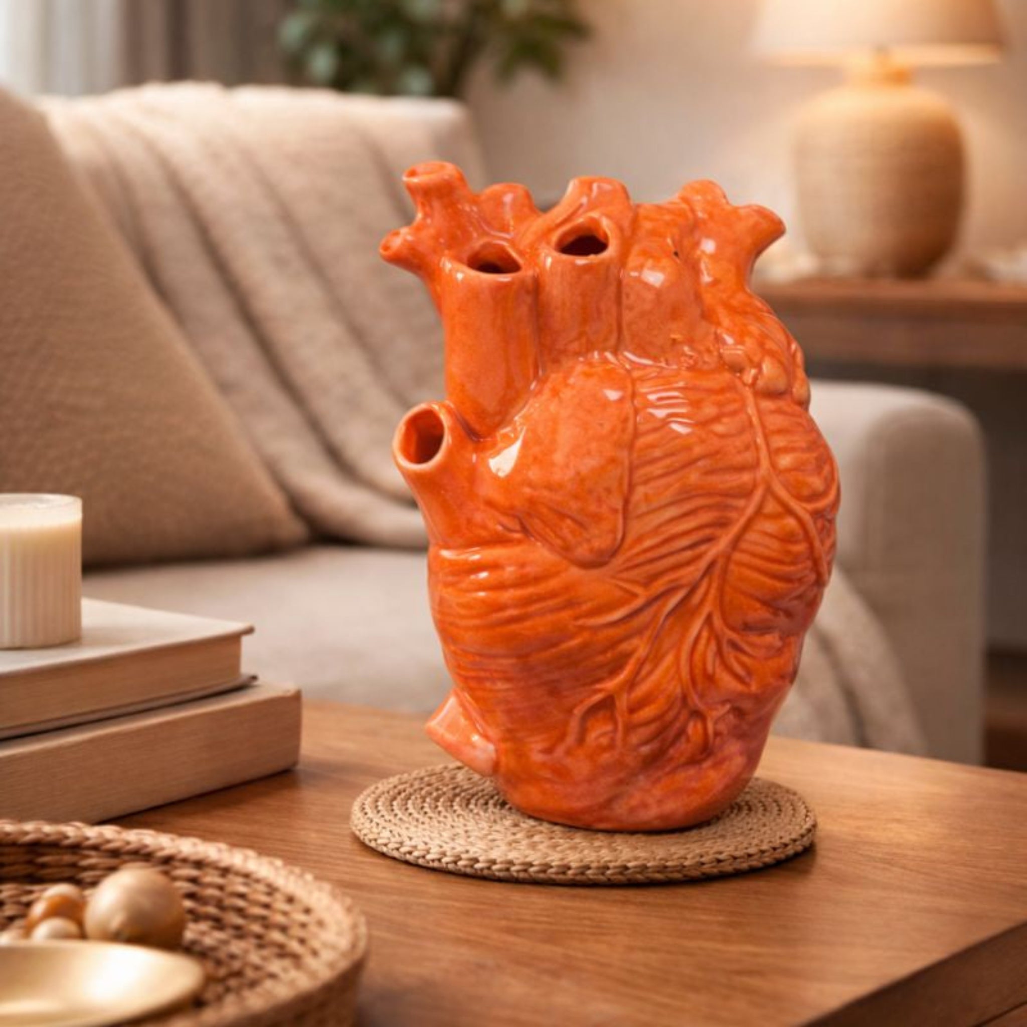Limoncello | Red Ceramic Heart
