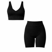 Majo | Shorts and Blouse Set | Black