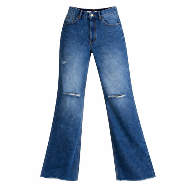 Oboe | Women Jeans O-2002 | Medium Blue Denim