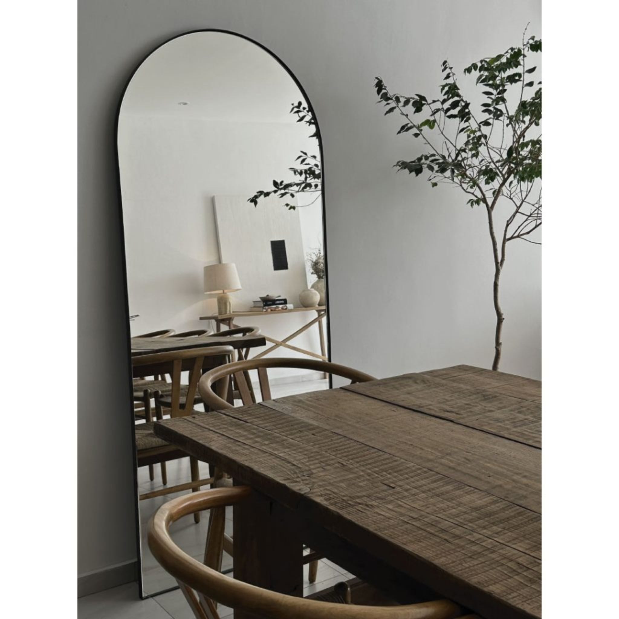 Admirror | Dalla Minimalist Mirror | Black
