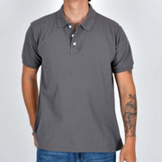 Silver Moos | Polo T-Shirt – Piqué Fabric 2464-0 | Grey