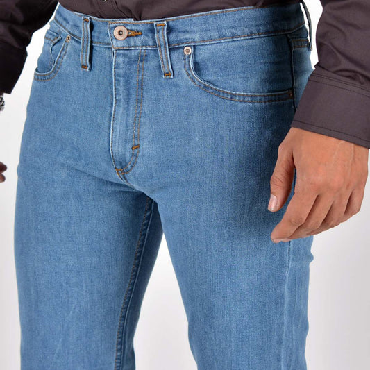 Silver Moos | Classic Straight-Cut Comfort Jeans 10521-T3 | Light Wash