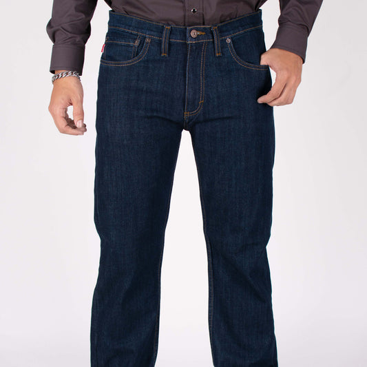 Silver Moos | Classic Straight-Cut Comfort Jeans 10521-T1 | Dark Wash