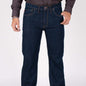 Silver Moos | Classic Straight-Cut Comfort Jeans 10521-T1 | Dark Wash