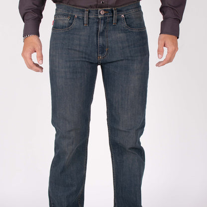 Silver Moos | Classic Straight-Cut Comfort Jeans 10521-T4 | Vintage Wash