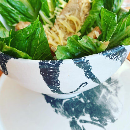 Damar | Octopus Salad Bowl | Black Print