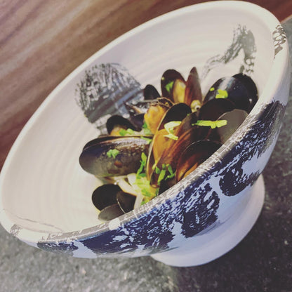 Damar | Octopus Salad Bowl | Black Print