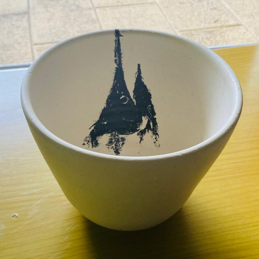 Damar | Black Marlin Head Bowl | Black Print