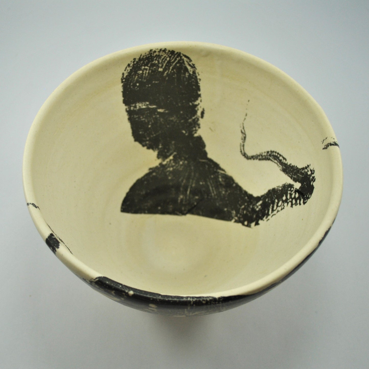 Damar | Octopus Salad Bowl | Black Print