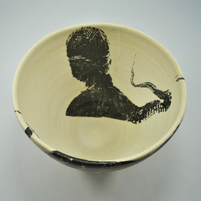 Damar | Octopus Salad Bowl | Black Print