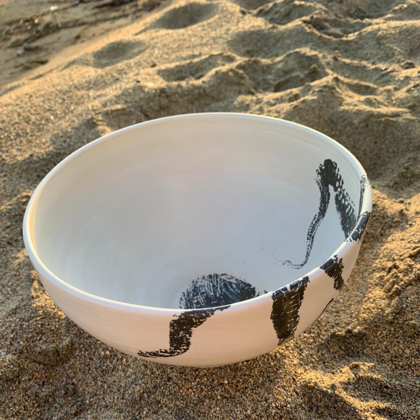 Damar | Octopus Salad Bowl | Black Print