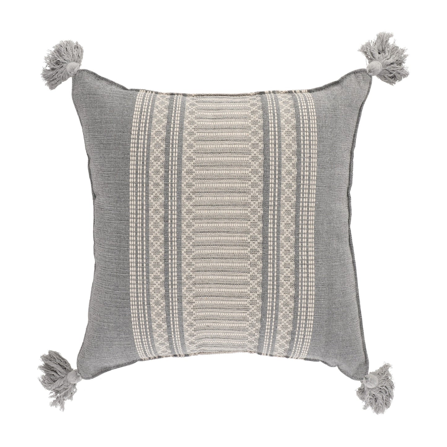 Árbol Mágico | Handwoven Cushion-COJ013-001 | Mustard, Gray