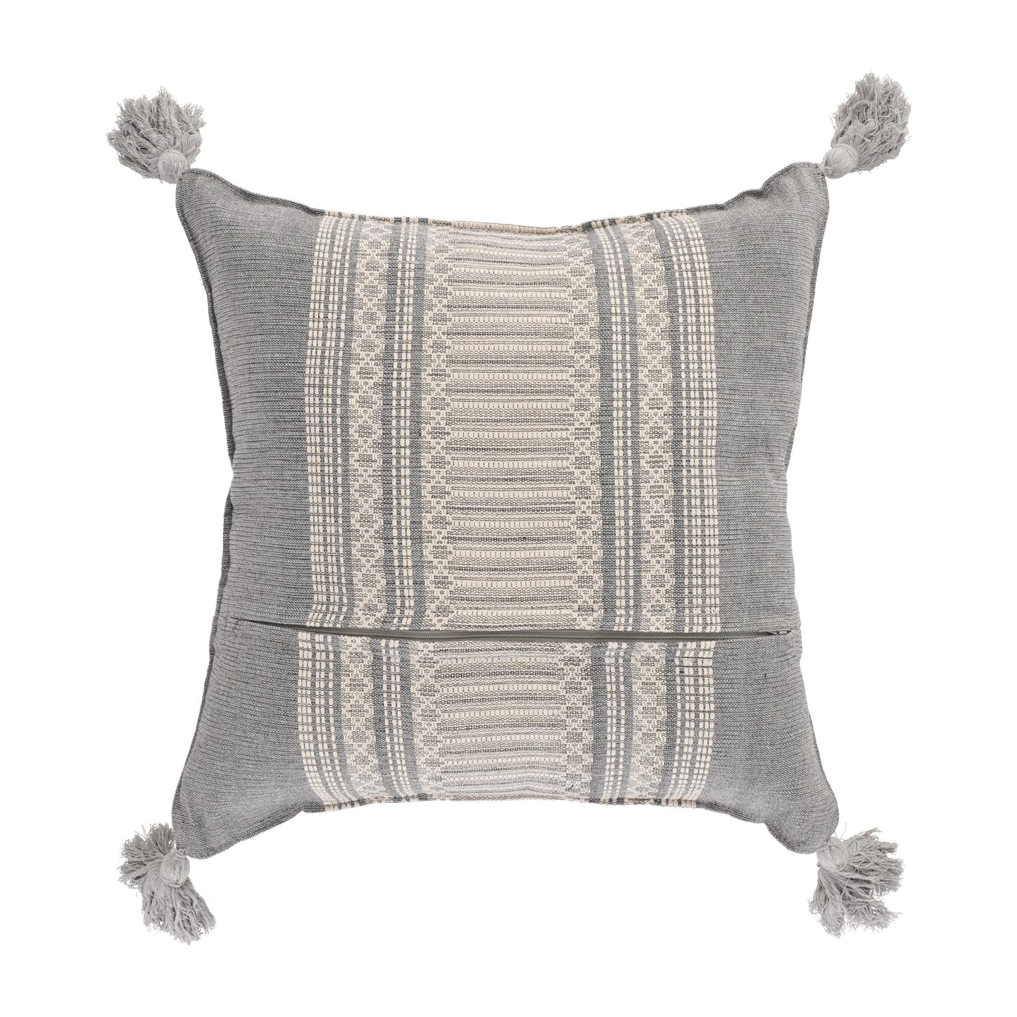 Árbol Mágico | Handwoven Cushion-COJ013-001 | Mustard, Gray