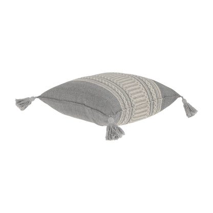 Árbol Mágico | Handwoven Cushion-COJ013-001 | Mustard, Gray