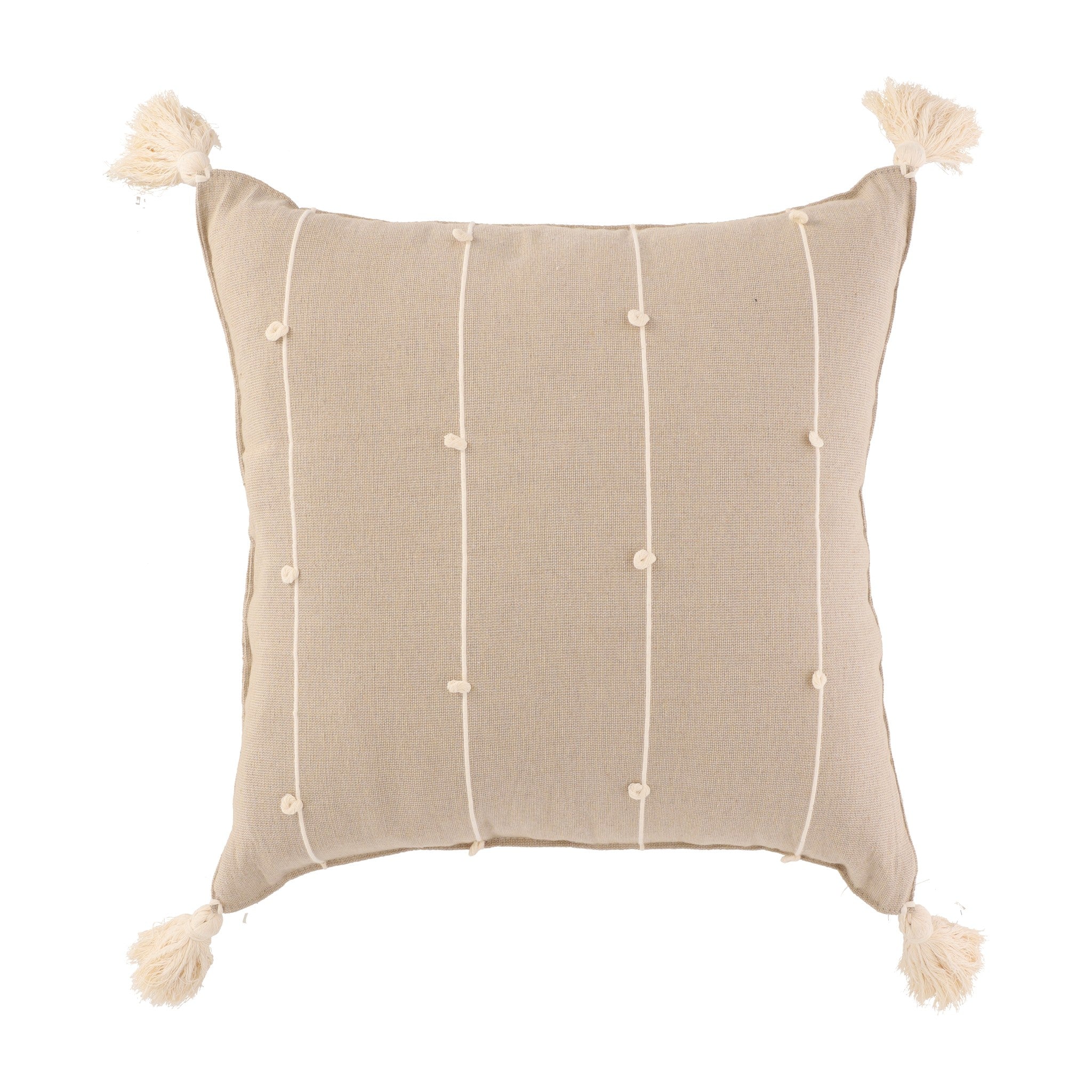 Árbol Mágico | Handwoven Cushion-COJ009-010 | Beige