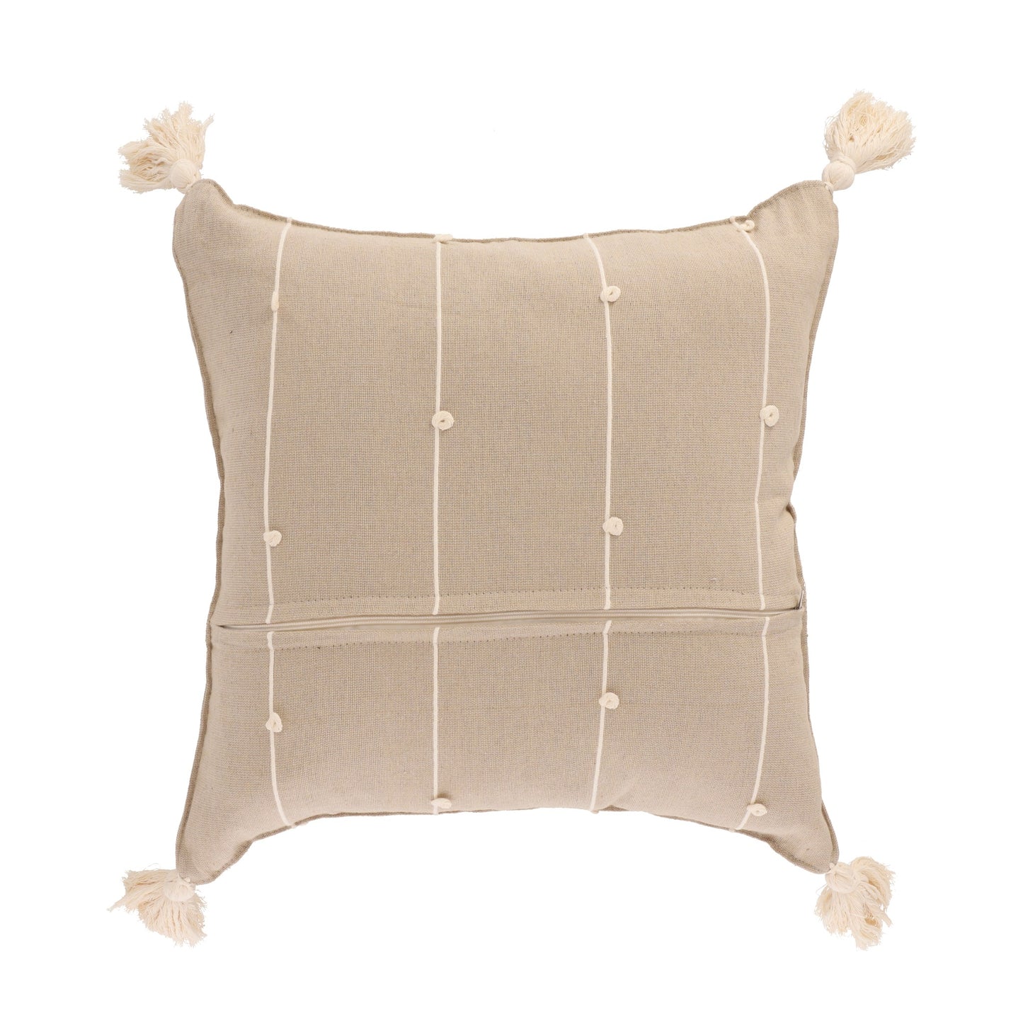 Árbol Mágico | Handwoven Cushion-COJ009-010 | Beige