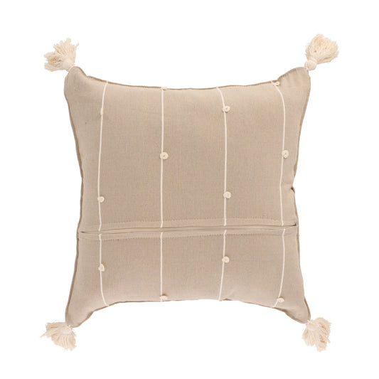 Árbol Mágico | Handwoven Cushion-COJ009-010 | Beige