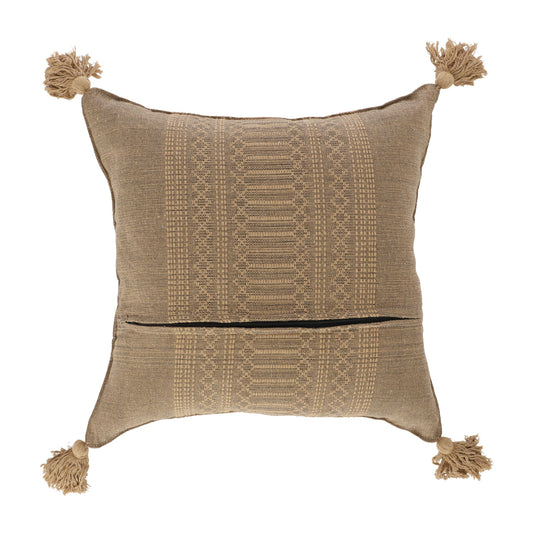 Árbol Mágico | Handwoven Cushion-COJ013-002 | Brown