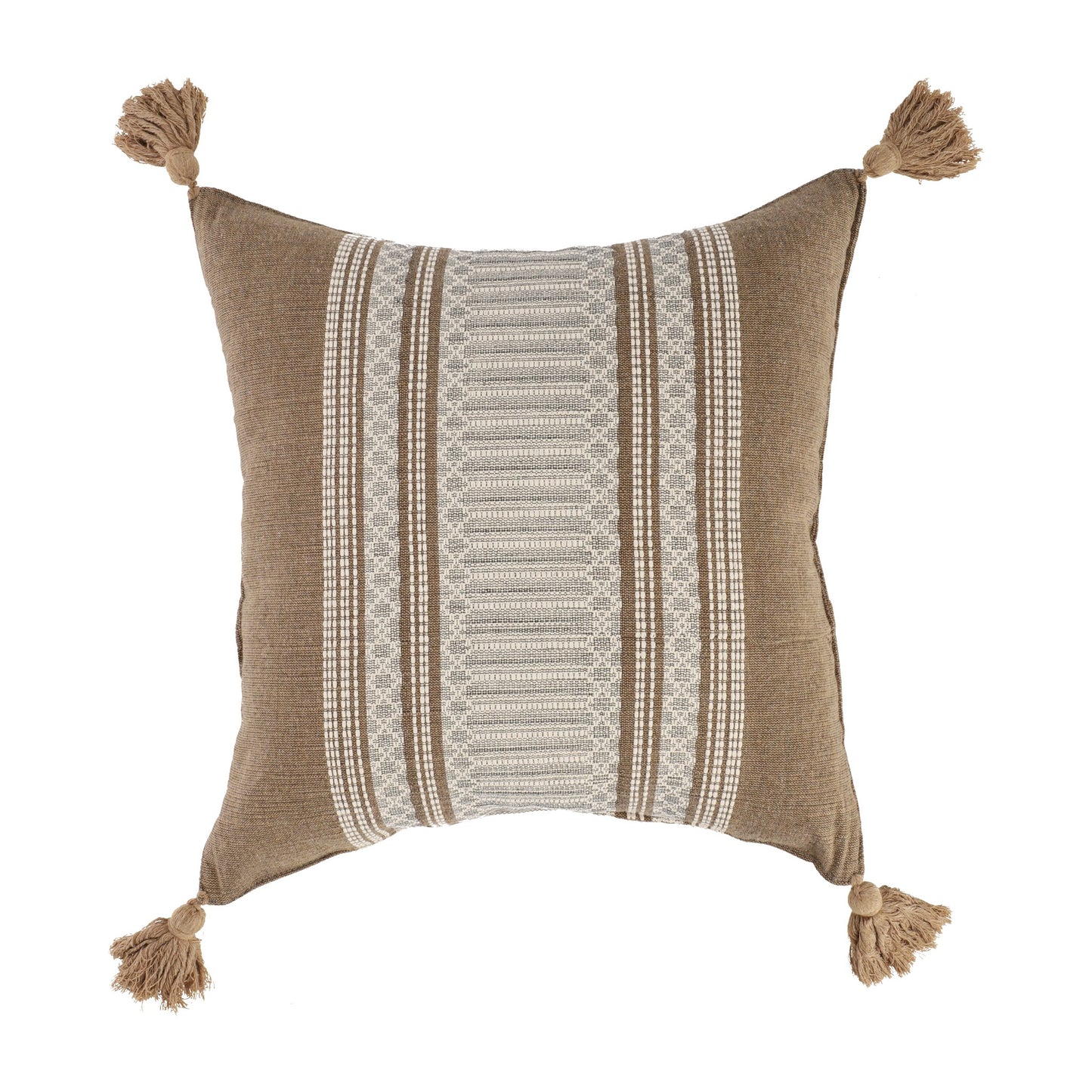 Árbol Mágico | Handwoven Cushion-COJ013-004 | Brown