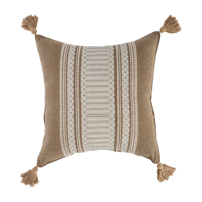 Árbol Mágico | Handwoven Cushion-COJ013-004 | Brown