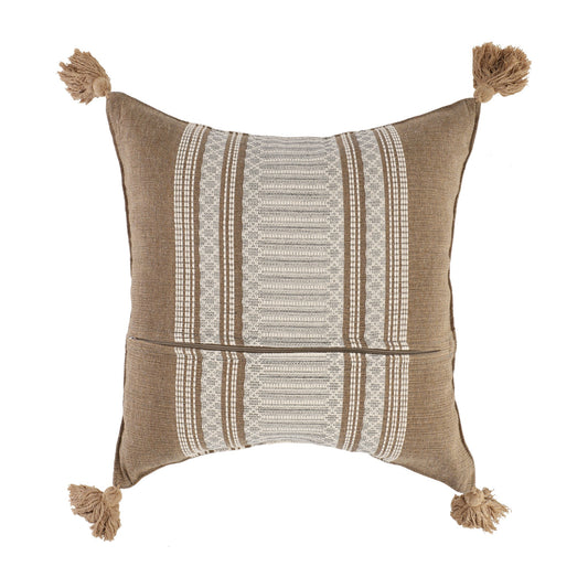 Árbol Mágico | Handwoven Cushion-COJ013-004 | Brown