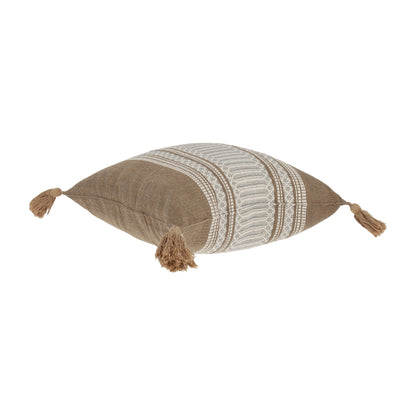 Árbol Mágico | Handwoven Cushion-COJ013-004 | Brown