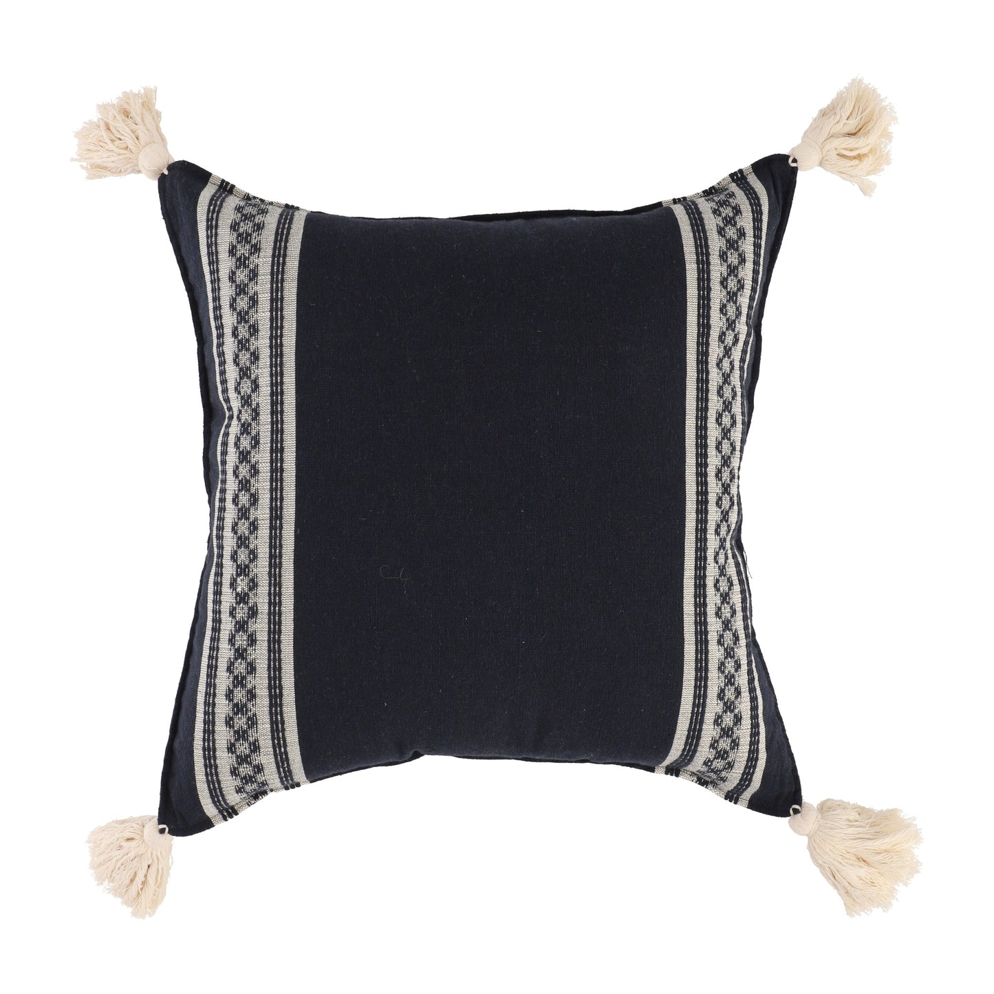 Árbol Mágico | Handwoven Cushion-COJ013-007 | Black