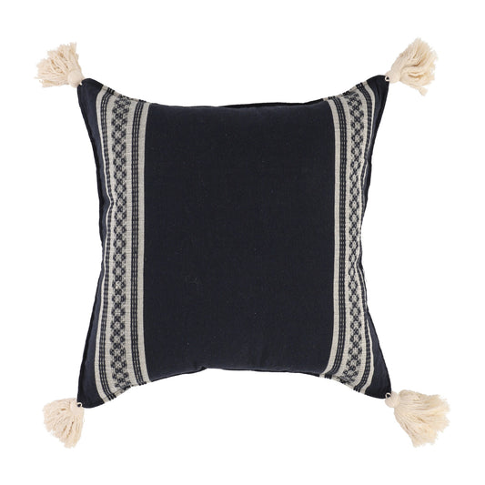Árbol Mágico | Handwoven Cushion-COJ013-007 | Black