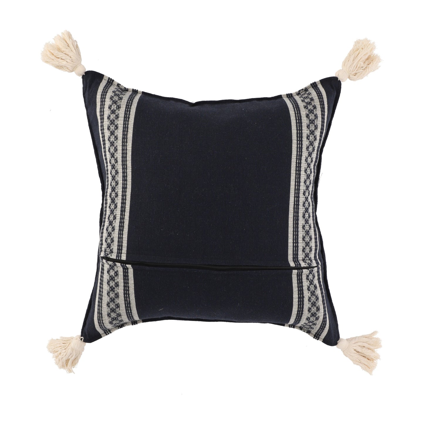 Árbol Mágico | Handwoven Cushion-COJ013-007 | Black